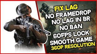 360p SEASON 10 CONFIG COD MOBILE ANTI LAG SMOOTH EXTREME 60 FPS | COD MOBILE SEASON 10 FIX LAG