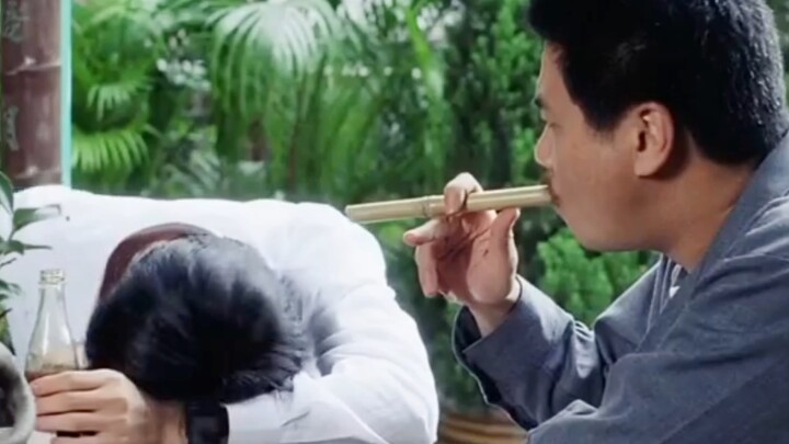 Uncle Tat can actually draw smoke out of a blank pipe!