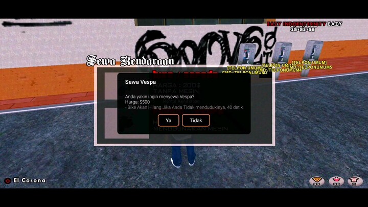 Review server eazy GTA sa samp. mapingan keren, dan admin nya ramah.