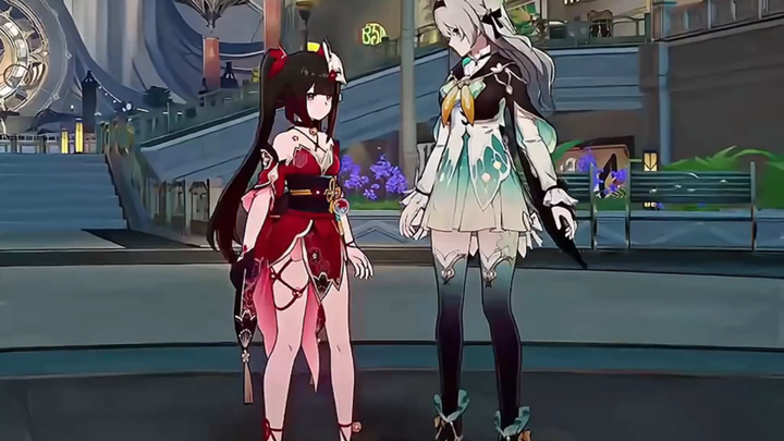 Well, I originally thought these two were the same height.