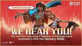 LAPU LAPU  stay tune for Filipino voice over