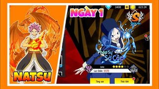 Ngày 1 Hướng Dẫn Newbie & Thử Thách 7 Ngày Không Nạp Hỏa Long Pháp Sư - Game Fairy Tail | Rankno1 TV