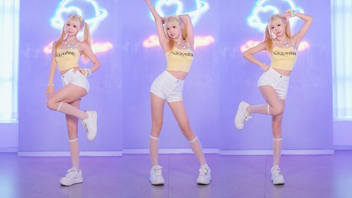 Suspender dan hot pants♥ Inilah gadis manis energik! Judul lagu Cinta!