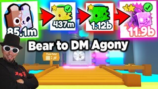 How to turn Basic Blurred Bear to Dark Matter Blurred Agony (Fuse) in Pet Simulator X