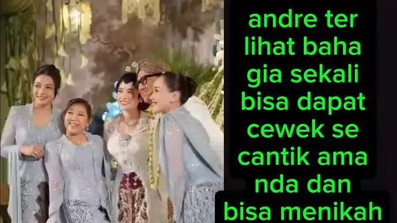 ayu juga membawa pacarnya ke pernikahan andre