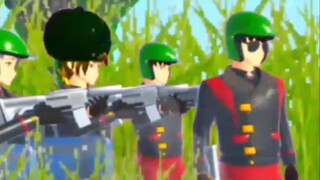 Sakura school simulator ww2 Japanese vs usa 🇯🇵 vs 🇺🇸