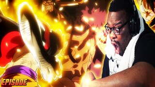 MONKEY DESUS LUFFY! GOLDEN CONQUEROR HAKI FIST ROLL KAIDO! | One Piece FULL Episode 1028 Reaction