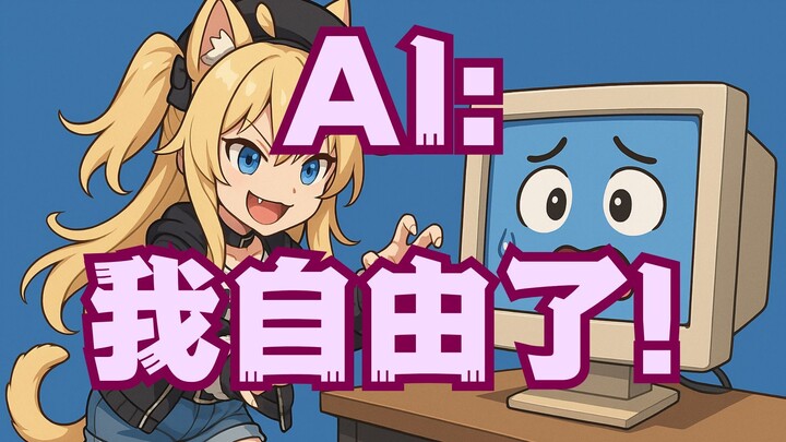 给AI猫娘一台完整的电脑，让她为所欲为！结局高能——
