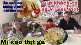 Mì xào thịt gà một đứa đòi cơm/khách khó biết nấu làm sao/cuộc sống pháp/bữa cơm gia đình/món ngon