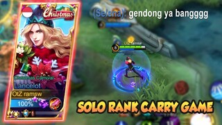 SOLO RANK LANCELOT CARRY THE GAME, SOLO RANK ITU BERAT, MENANG HANYALAH HOKI KATA XINN