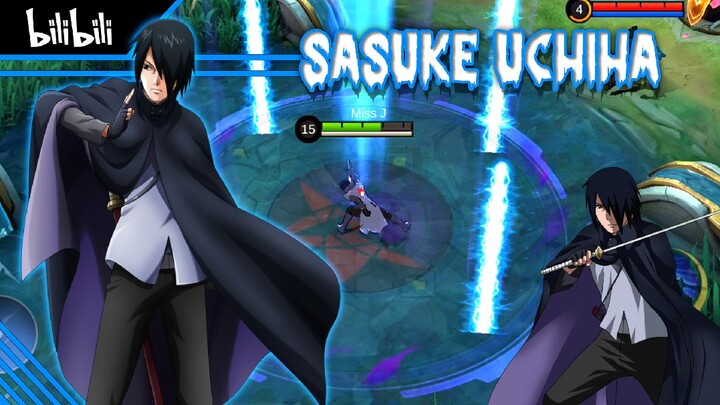 UCHIHA SASUKE x LING in Mobile Legends | Skin Review | MLBB X NARUTO