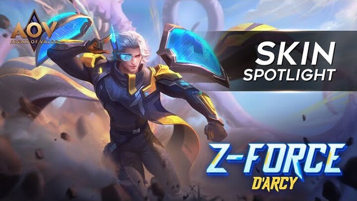 D'Arcy Z-Force Skin Spotlight - Garena AOV (Arena of Valor)