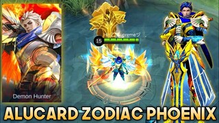 ALUCARD SKIN SCRIPT ZODIAC PHOENIX FT. RECALL FULL EFFECTS - MOBILE LEGENDS