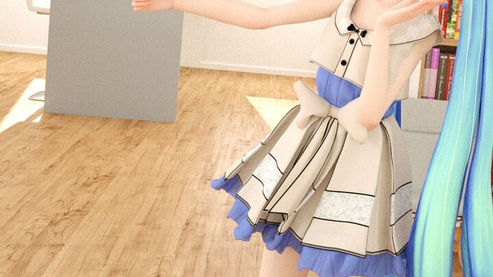 [การเรนเดอร์/ผ้าจริง] Tianyi: น้องสาวมิคุ คุณใส่เสื้อผ้าและร้องเพลงของฉันได้ยังไง?