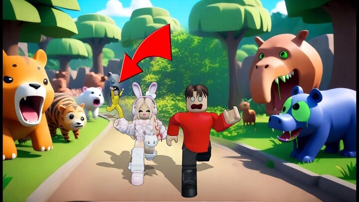 Yuta, Mio Dan Baby Celine Senang Diajak Ke Kebun Binatang  ROBLOX