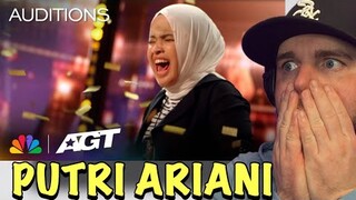 Golden Buzzer: Putri Ariani receives the GOLDEN BUZZER from Simon Cowell |  AGT 2023 (REACTION)