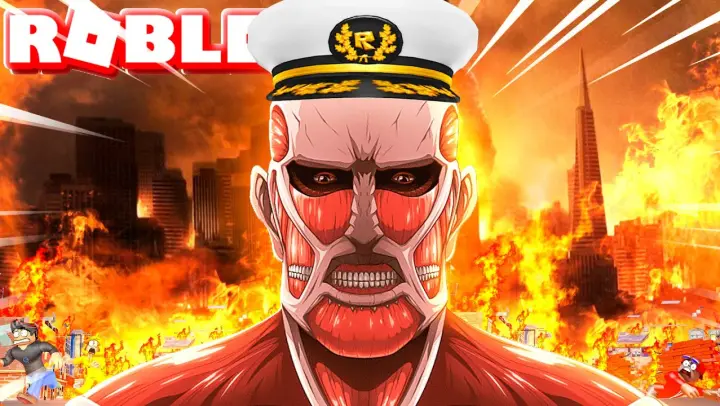 Becoming the COLOSSAL TITAN in ROBLOX