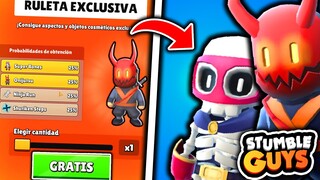 GIRE LA NUEVA RULETA EXCLUSIVA 2 SKINS LEGENDARIAS EXCLUSIVAS!🎉🤑 EN STUMBLE GUYS! 😱