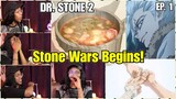 SPACE FOOD | DR. STONE Stone Wars Episode 1 Reaction | Lalafluffbunny