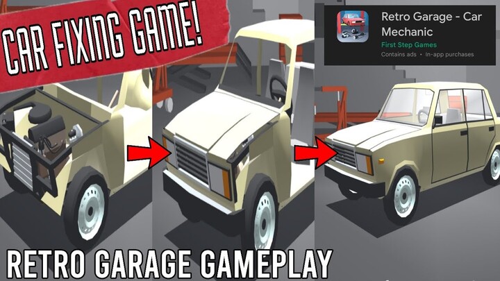 Retro Garage - Car Mechanic Gameplay