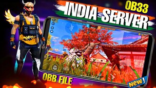 Fix lag Free Fire ob33 Obb File For India Server Colorful Graphics