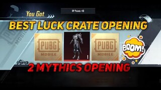 Best Luck Crate Opening !? 🔥 2 Mythics with No VPN !? PUBG Mobile Korea Version Opening Crate