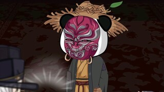 The man had a verbal battle with Yan Song and actually told the past#Original sand sculpture animati