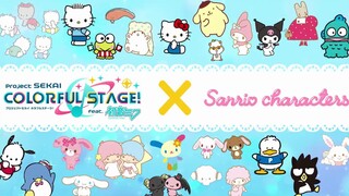 Perencanaan Dunia Panggung Penuh Warna × Sanrio Pratinjau Kolaborasi