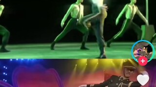 أجانب يشاهدون جنودًا صينيين من الذكور والإناث يرقصون على تيك توك