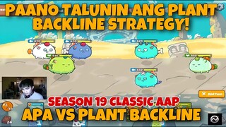 HOW TO COUNTER PLANT BACKLINE STRATEGY? | AAP AXIE ARENA STRATEGY S19