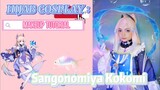 Sangonomiya Kokomi cosplay makeup tutorial