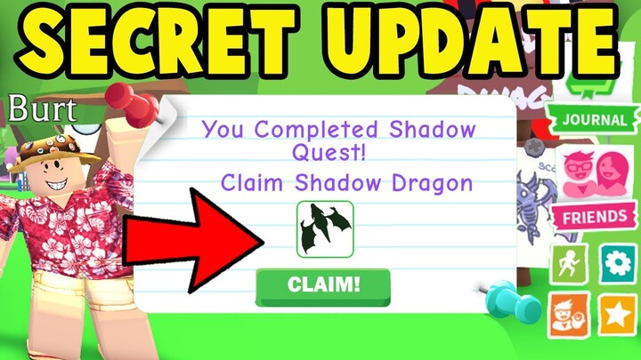 Getting SECRET Shadow Dragon in Adopt Me!