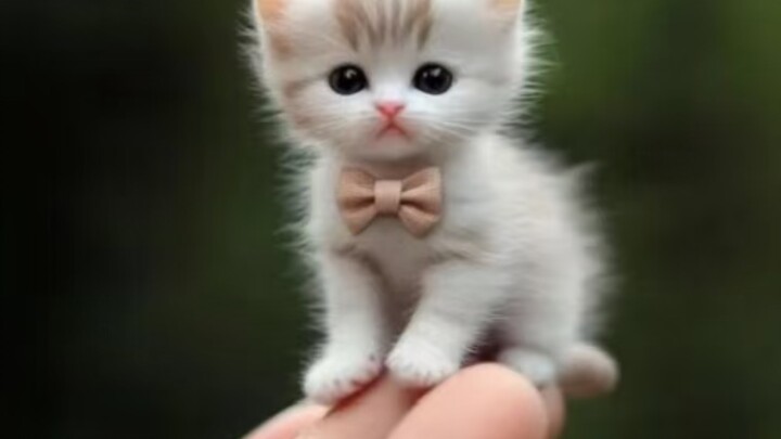 Apakah seluruh dunia akan menyukai kucing kecil yang imut dan menggemaskan seperti malaikat?