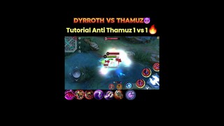 Dyrroth Vs Thamuz Tutorial Build😈(1vs1)🔥#dyrroth #mlbbttofficial #mobilelegends_id
