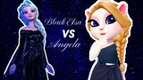Black Elsa makeover/My talking Angela 2/Trending/cosplay/Disney princess