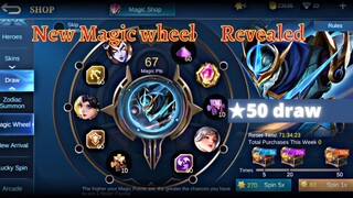 FREE SPIN MAGIC WHEEL NEW REVAMPED | THE UPDATED MAGIC WHEEL WITH NEW REWARDS | MLBB NEW EVENT