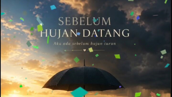 Aku ada sebelum hujan turun