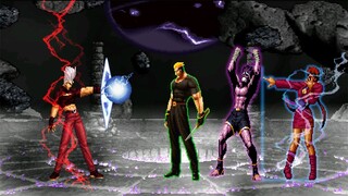 Kof Mugen Benimaru Nikaido Star Vs Boss Yamazaki, Orochi Joe y Thunder Shermie.