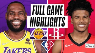 LAKERS at ROCKETS | FULL GAME HIGHLIGHTS | March 9, 2022 | NBA Regular Season | NBA 2K22