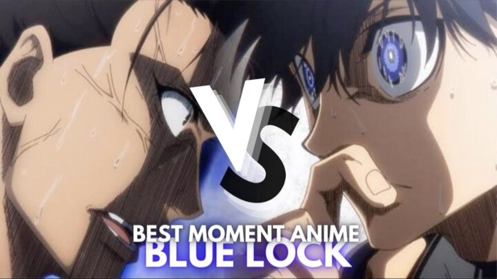 Blue lock epic moment isagi vs barou