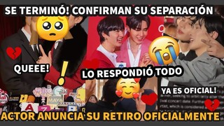 SE TERMINÓ ACTOR CONFIRMA SU SEPARACIÓN OFICIALMENT😭💔 #zeenunew #ซนซน #geminifourth #yoonton #offgun