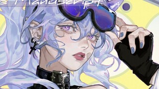 【绘画过程】辣妹的诞生