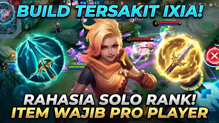 Build Tersakit Ixia! ⚡ Rahasia Solo Rank & Item Wajib Pro Player 🏆 Gak Nyesel, Auto Savage! 💥