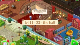 homescape lvl 11-23 the hall