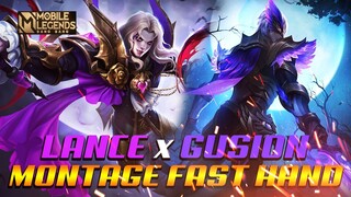 LANCELOT x GUSION MONTAGE FAST HAND 🔥🔥🔥 | RANK HIGHLIGHTS | BEST MOMENT | MOBILE LEGENDS BANG BANG