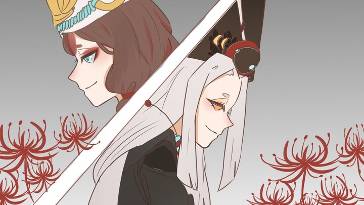 【阴阳师手书】黑白童子