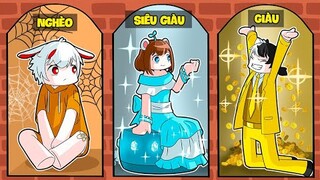 Mèo Simmy Thử Thách Xây Phòng Bí Mật Nghèo vs Giàu vs SIÊU GIÀU Trong Minecraft