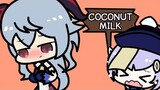 I'll drink coconut milk when I catch you