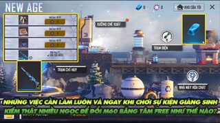 FREE FIRE | NHỮNG VIỆC CẦN LÀM LUÔN VÀ NGAY KHI CHƠI SỰ KIỆN GIÁNG SINH ĐỂ NHẬN FREE M60 BĂNG TÂM