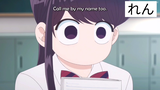Komi insist to be called by her nickname